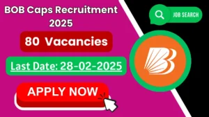 BOB Caps Business Development Manager Recruitment 2025