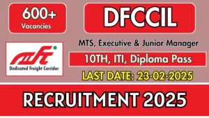 DFCCIL Recruitment 2025 for 642 Posts