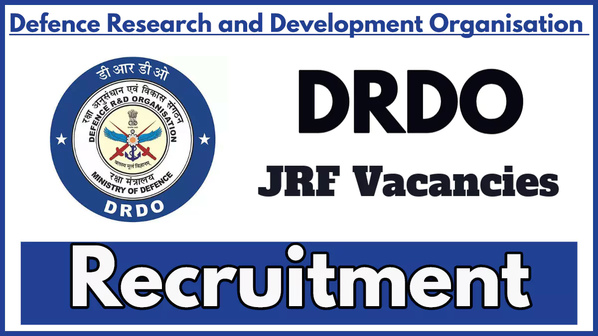 DRDO DIBT Junior Research Fellow Recruitment 2025