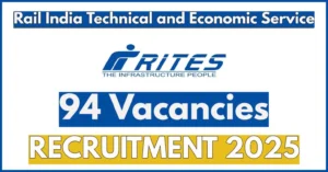 RITES Engineering Professionals Recruitment 2025