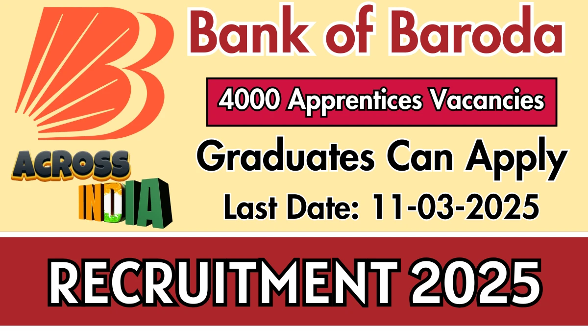 BOB Apprentices Recruitment 2025 Job Posts 4000 Vacancies