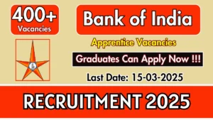 Bank of India Recruitment 2025