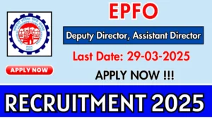 EPFO Recruitment 2025 for 25 Posts