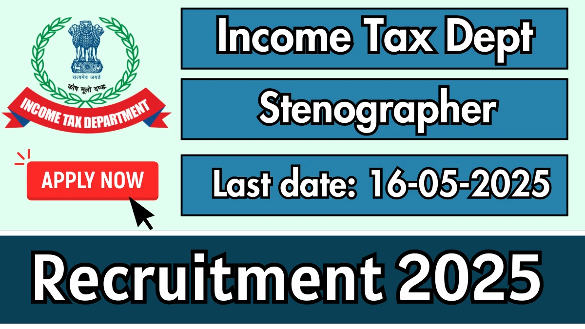 Income Tax Department Stenographer Grade