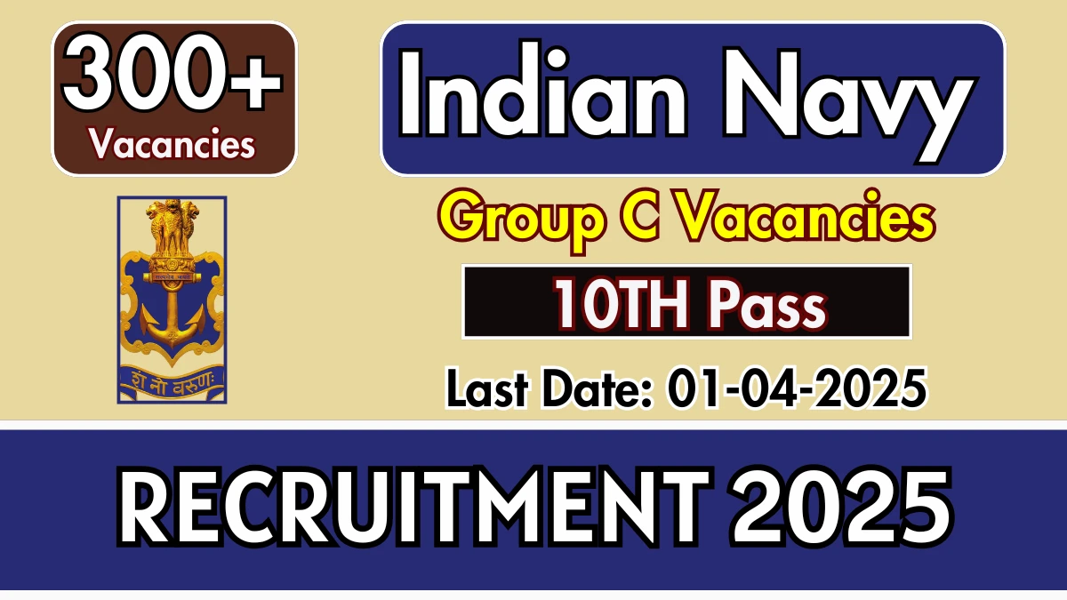 Indian Navy Recruitment 2025 for 327 Posts