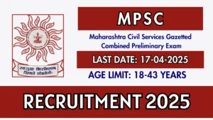 MPSC Maharashtra Civil Services Preliminary Exam Recruitment 2025 Job Posts 385