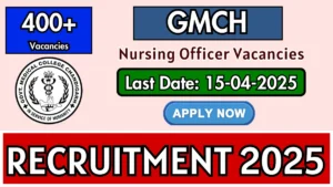 GMCH Chandigarh Group B Recruitment 2025 for 424 Vacancies