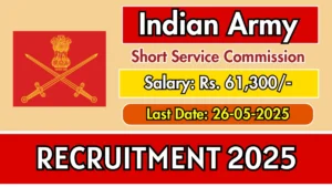 Indian Army SSC Recruitment 2025