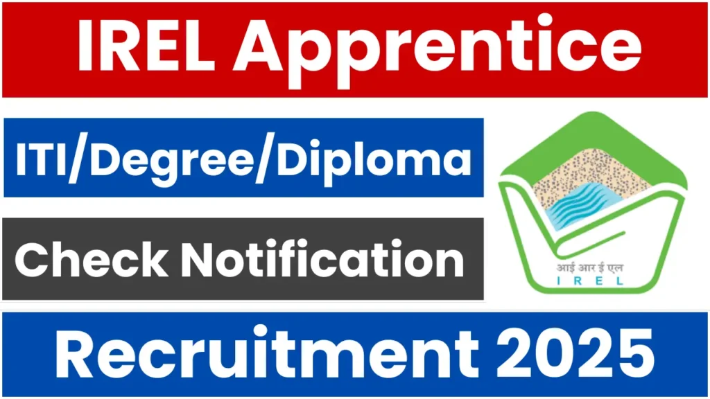 IREL Apprentice Recruitment 2025