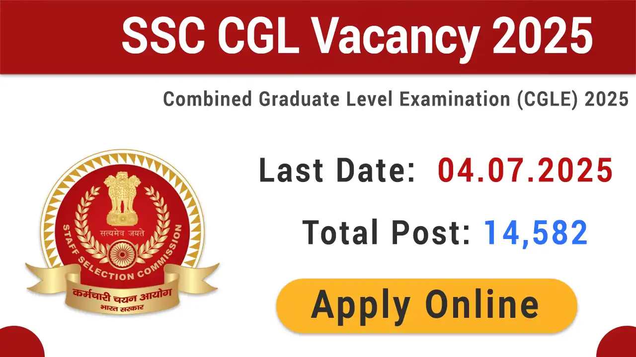 SSC CGL Graduate Level Exam 2025 Application Form