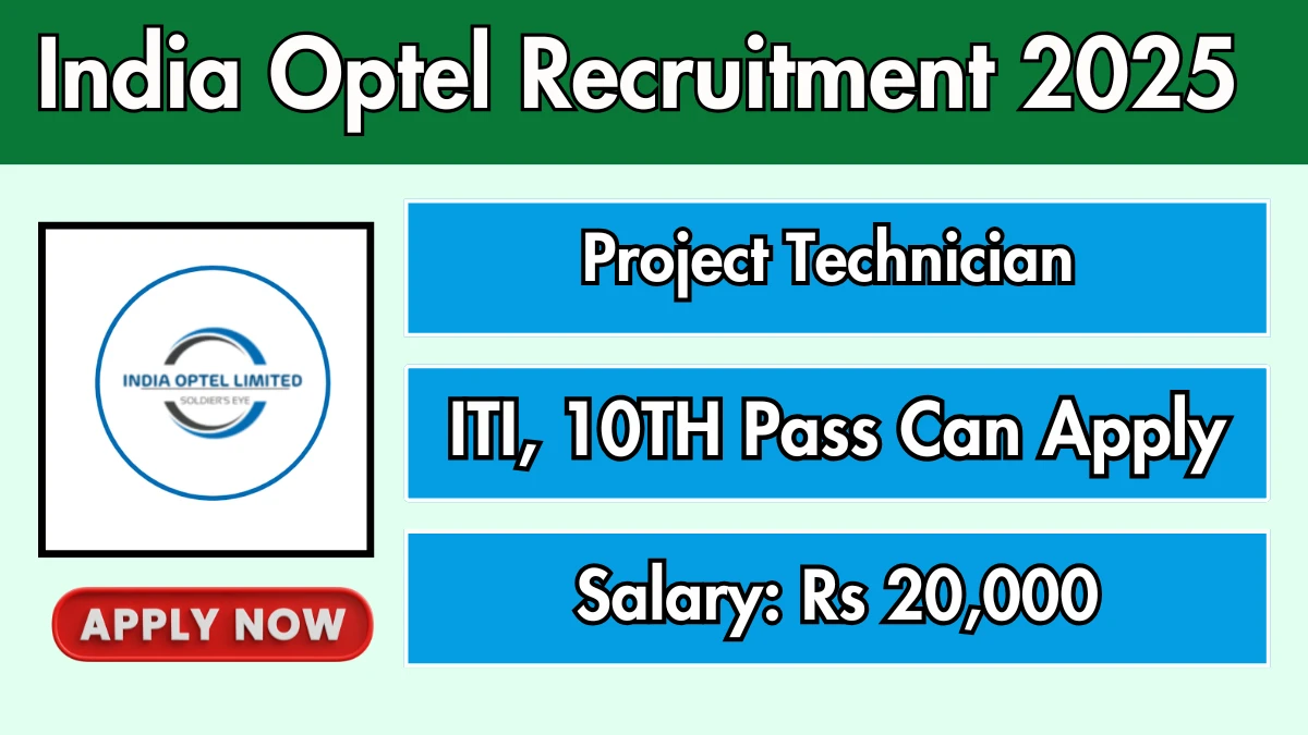 Uttarakhand Optel Project Technician Recruitment 2025 for 48 Vacancies